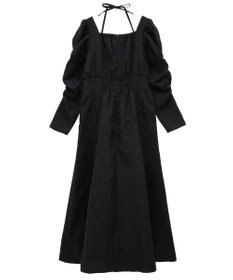 Maison de FLEUR 慈愛に満ちたジャカードワンピース