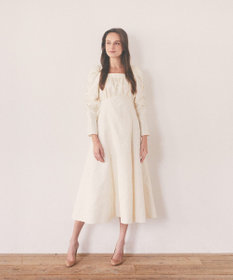 Maison de FLEUR 慈愛に満ちたジャカードワンピース