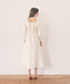 Maison de FLEUR 慈愛に満ちたジャカードワンピース