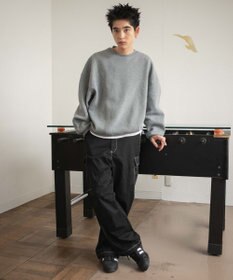 WEGO 【ユニセックス着用/MLXLサイズ展開/新色追加/裏起毛】スウェットプルオーバー