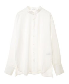 Green Parks フリルカラーシャツ