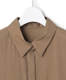 23区 S 【GOLD LABEL】トリアセテートオーガンジー プリーツワンピース