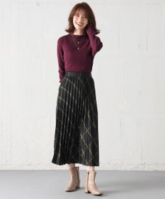 ANY 【洗濯機可】ボトルネック リブニット