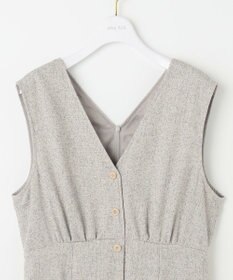 ANY SIS 【洗える】ツイーディマーメイド ジャンパースカート