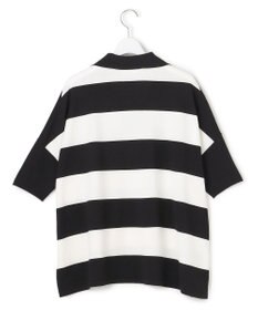 ICB L 【先行予約】VIS/NYハイゲージ 半袖ボーダーポロニット