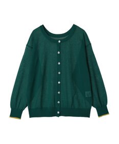 AMERICAN HOLIC バイカラーシアーニットカーディガン