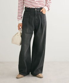 Green Parks ・ＳＵＧＡＲ　ＳＰＯＯＮ　デニムタックワイドパンツ