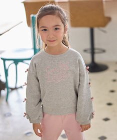 ANY KIDS 袖リボン トレーナー