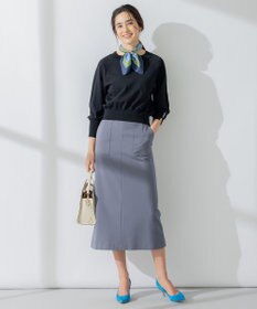 組曲 S 【パールボタン付】ブーケカラーリラクシー ニット