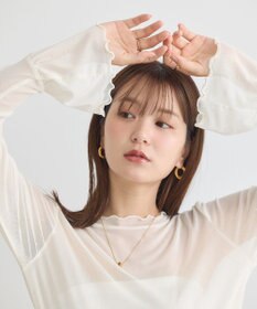 earth music&ecology フロッキードットメロープルオーバー