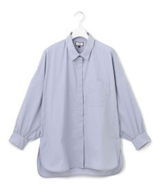 J.PRESS YORK STREET 【WOMEN】コットンタイプライター バックドレープブラウス