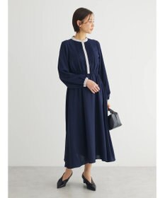 Green Parks ・ＥＬＥＮＣＡＲＥ　ＤＵＥ　バイカラーピンタックワンピ