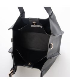 UNBILLION カシュカシュ cachecache / フェイクレザーショルダーバッグ付スクエアトート