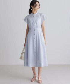 組曲 ニューリヨセルシャーティング ワンピース シャンブレーブルーストライプ系1