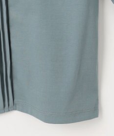 J.PRESS LADIES L プレーティングジャージー フリルネック カットソー