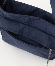 Y'SACCS はっ水ドットジャカード リサイクルレザーコンビ ショルダー