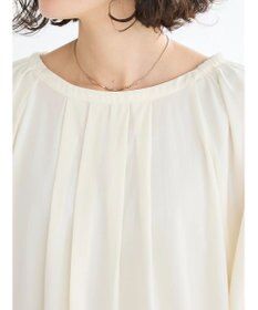 CRAFT STANDARD BOUTIQUE ピンタックホイップスリーブブラウス