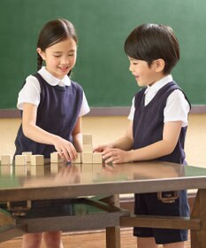 MIKI HOUSE HOT BISCUITS 【90-140cm】綿ニットVネックベスト(男の子用)