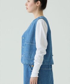 caqu デニムワークベスト