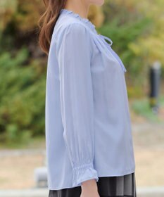 Tiaclasse フリルリボンブラウス