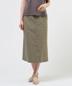 J.PRESS LADIES L 【人気素材】セルロースリネンストレッチ ナロー スカート