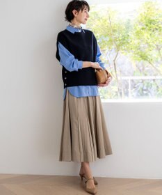 23区 【一部先行予約/VERY掲載】CANCLINI シャーティング ベーシックシャツ