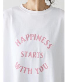 CRAFT STANDARD BOUTIQUE シルケット天竺　ロゴＰＴ裾ラウンドチュニックＳ／Ｓ