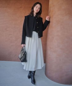 BEIGE， CLARK / タックボリュームスカート