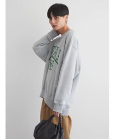 AMERICAN HOLIC ネップ裏毛ロゴスウェット