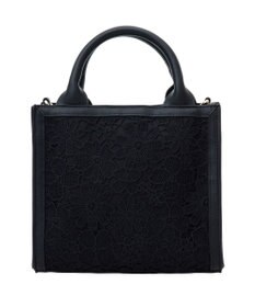 Maison de FLEUR EC限定フラワーレース2Wayスクエアトートバッグ
