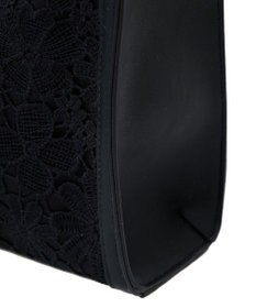 Maison de FLEUR EC限定フラワーレース2Wayスクエアトートバッグ
