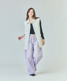 GRACE CONTINENTAL ドロストウエストデニムパンツ