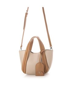 UNBILLION カシュカシュ cachecache / キーチャーム付きラウンドミニ2wayトート