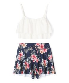 San-ai Resort（三愛水着楽園） 【SALE】フリルトップス３点セット　9M　【San-ai Resort（サンアイリゾート）】