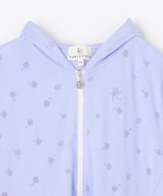 組曲 KIDS 【UVケア】【150-160cm】フラワーオパール パーカー