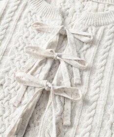 TRICOTE ケーブルニットトップス