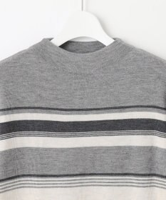 J.PRESS LADIES 【洗える】MULTI PITCH STRIPE ボーダー ニット