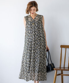 23区 L 【洗える】Ratti アブストラクトプリント ワンピース