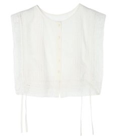 Green Parks インド綿　スクエアレース衿