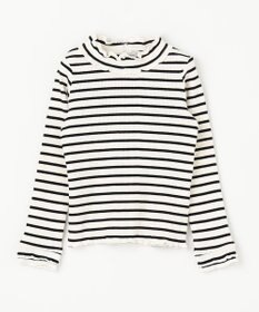 ANY KIDS テレコハイネック長袖Tシャツ