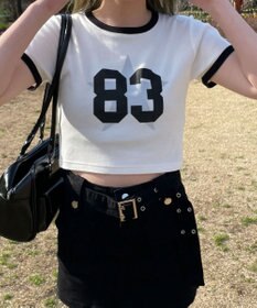 WEGO デザインプリントチビＴ