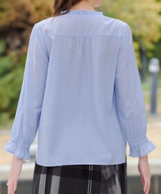 Tiaclasse フリルリボンブラウス