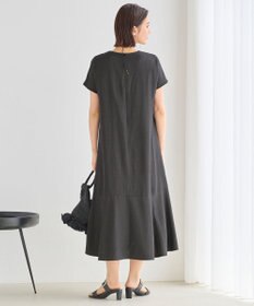 自由区 【XSサイズ~/洗える】キュプラリネンシャンタン ワンピース