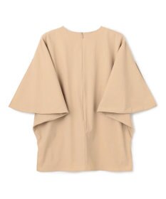 BEIGE， 【接触冷感/UVカット/洗える・BAILA 8.9月合併号掲載】YANN / Vスリットプルオーバーブラウス