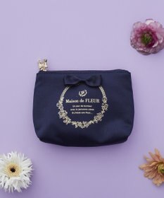 Maison de FLEUR サテンリボンティッシュケース