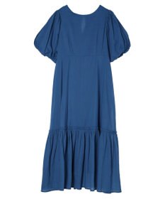 earth music&ecology コットンボイルパフスリーブワンピース