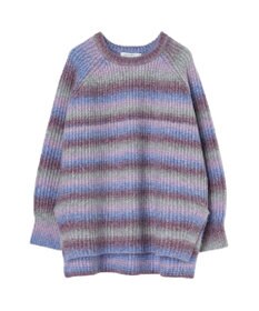 AMERICAN HOLIC グラデーションラグランニットプルオーバー