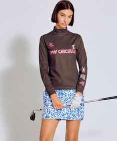 PW CIRCULUS 【 吸水速乾 / ストレッチ 】【WOMEN】裾2WAY デルフト バルーンスカート ゴルフウェア レディース
