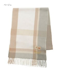 MOONBAT 【FUDGE11月号掲載】PAUL & JOE ACCESSOIRES クリザンテーム刺繍ムースタッチマフラー（パッケージ入り）