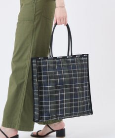LeSportsac WOVEN LG TOTE/マルチメッシュノワール